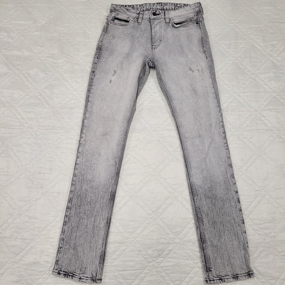 Calvin‎ Klein Jeans gray distressed jeans men's 29X32 - Picture 1 of 6